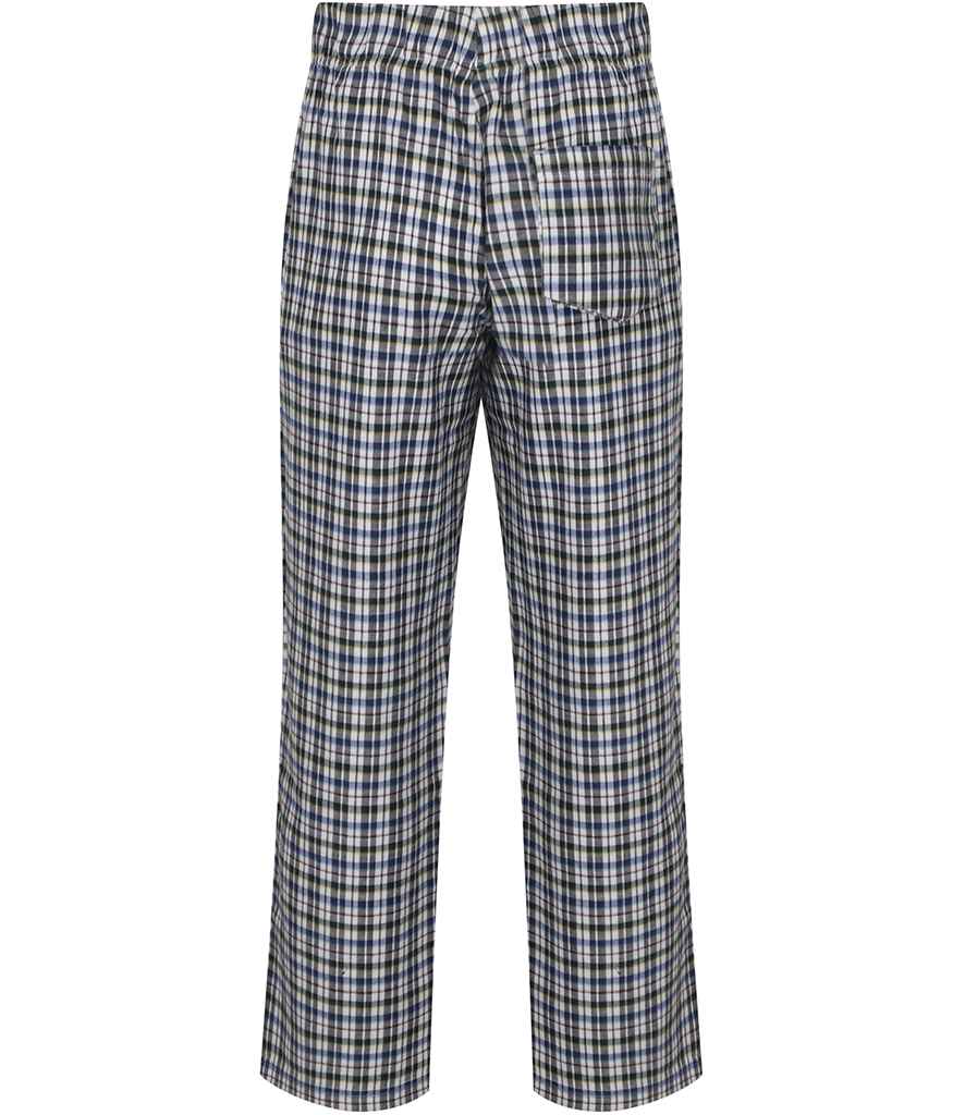 SF Men Tartan Lounge Pants in by SF — Custom branded clothing by Print Press, featuring premium embroidery produced in our specialist print lab in the UK.