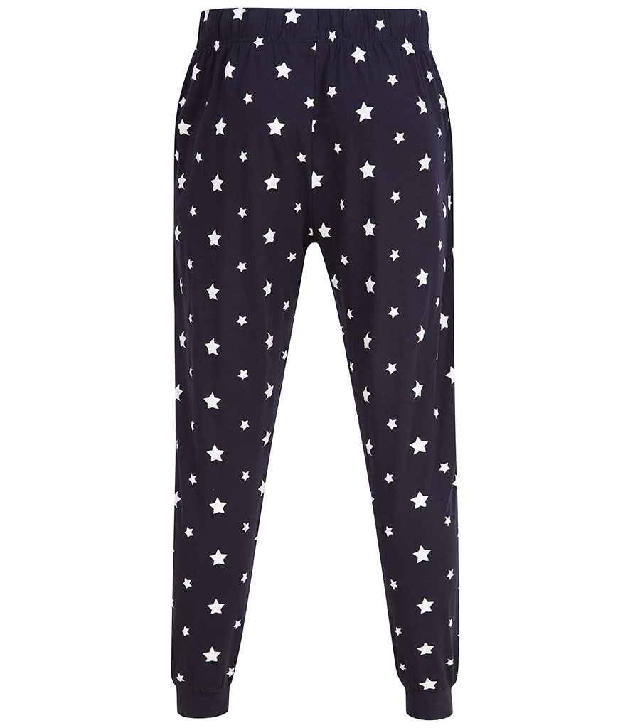 SF Unisex Cuffed Lounge Pants in by SF — Custom branded clothing by Print Press, featuring premium embroidery produced in our specialist print lab in the UK.