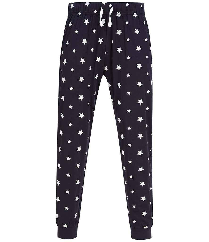SF Unisex Cuffed Lounge Pants in by SF — Custom branded clothing by Print Press, featuring premium embroidery produced in our specialist print lab in the UK.