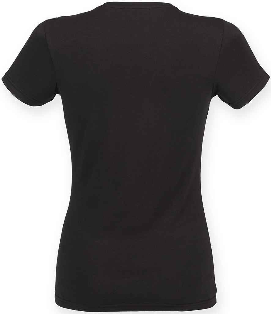 SF Ladies Feel Good Stretch T-Shirt - (2nd Colours) in by SF — Custom branded clothing by Print Press, featuring premium embroidery produced in our specialist print lab in the UK.