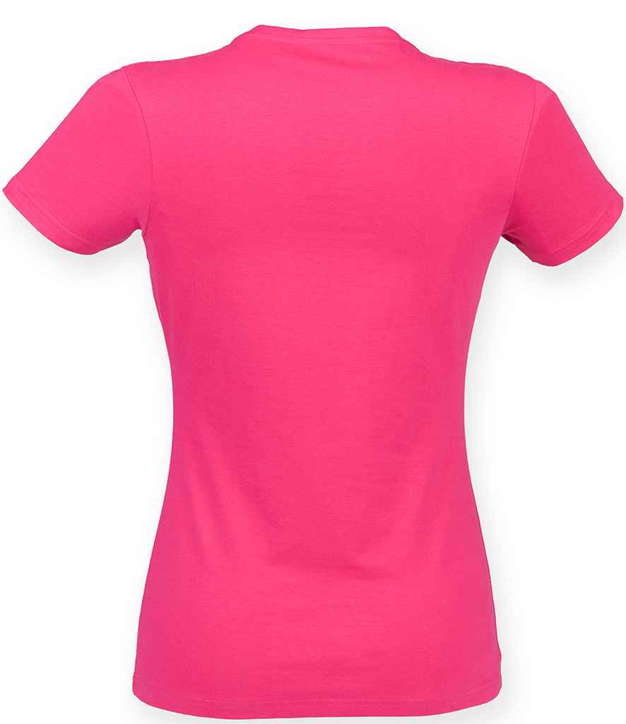 SF Ladies Feel Good Stretch T-Shirt - (2nd Colours) in by SF — Custom branded clothing by Print Press, featuring premium embroidery produced in our specialist print lab in the UK.