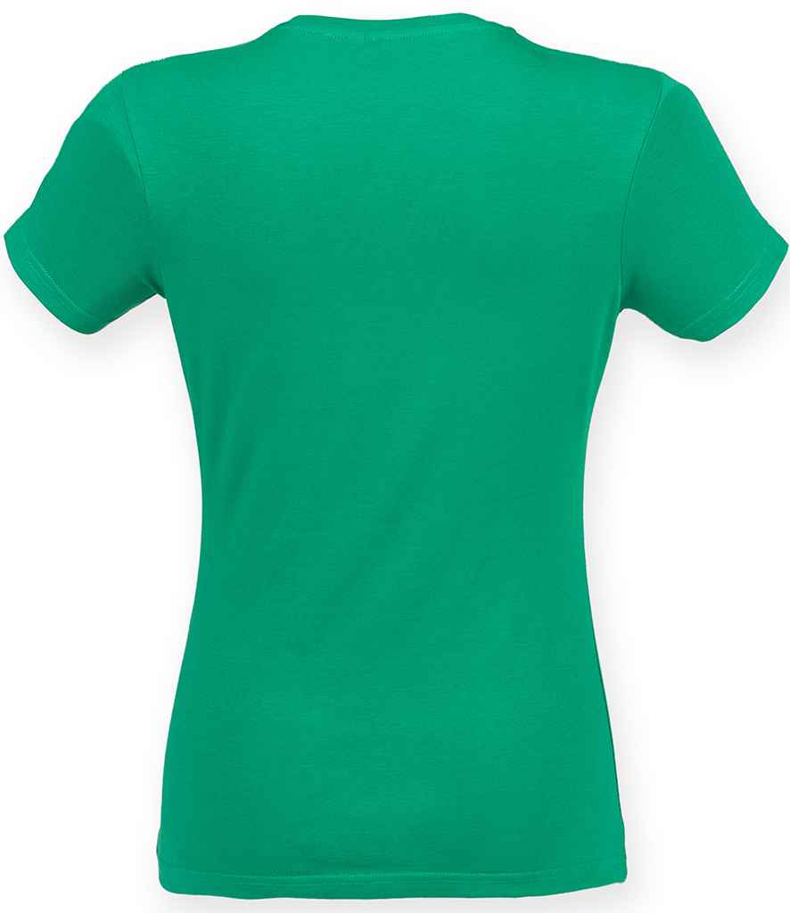 SF Ladies Feel Good Stretch T-Shirt - (2nd Colours) in by SF — Custom branded clothing by Print Press, featuring premium embroidery produced in our specialist print lab in the UK.