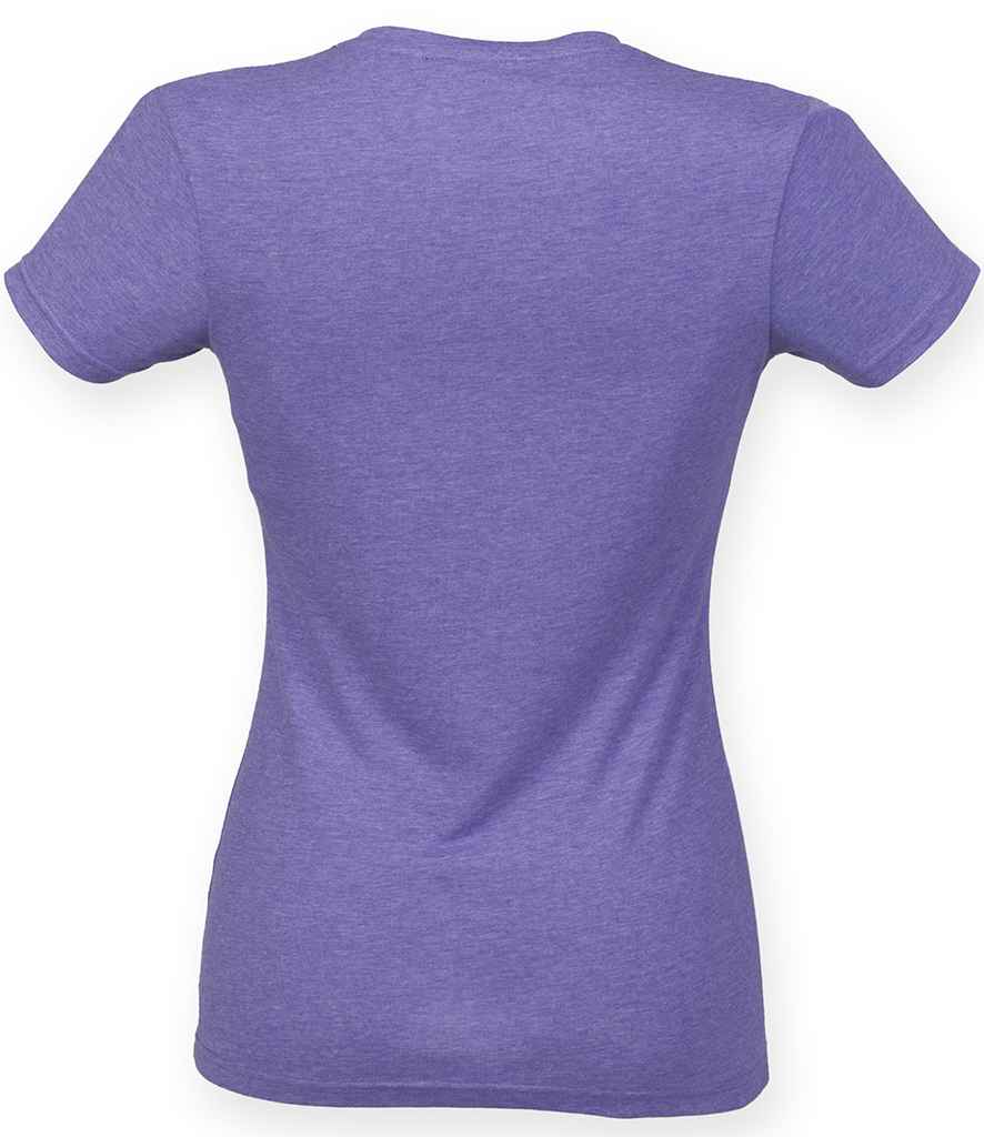 SF Ladies Feel Good Stretch T-Shirt in by SF — Custom branded clothing by Print Press, featuring premium embroidery produced in our specialist print lab in the UK.