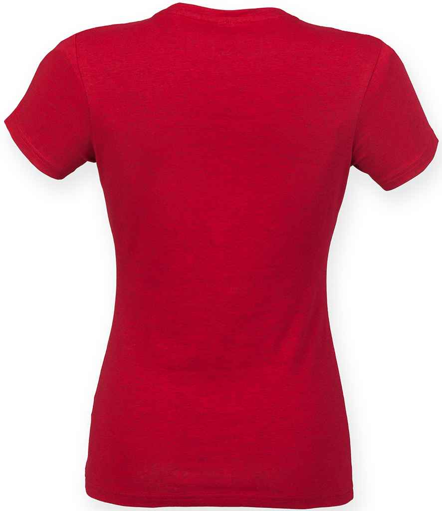 SF Ladies Feel Good Stretch T-Shirt in by SF — Custom branded clothing by Print Press, featuring premium embroidery produced in our specialist print lab in the UK.