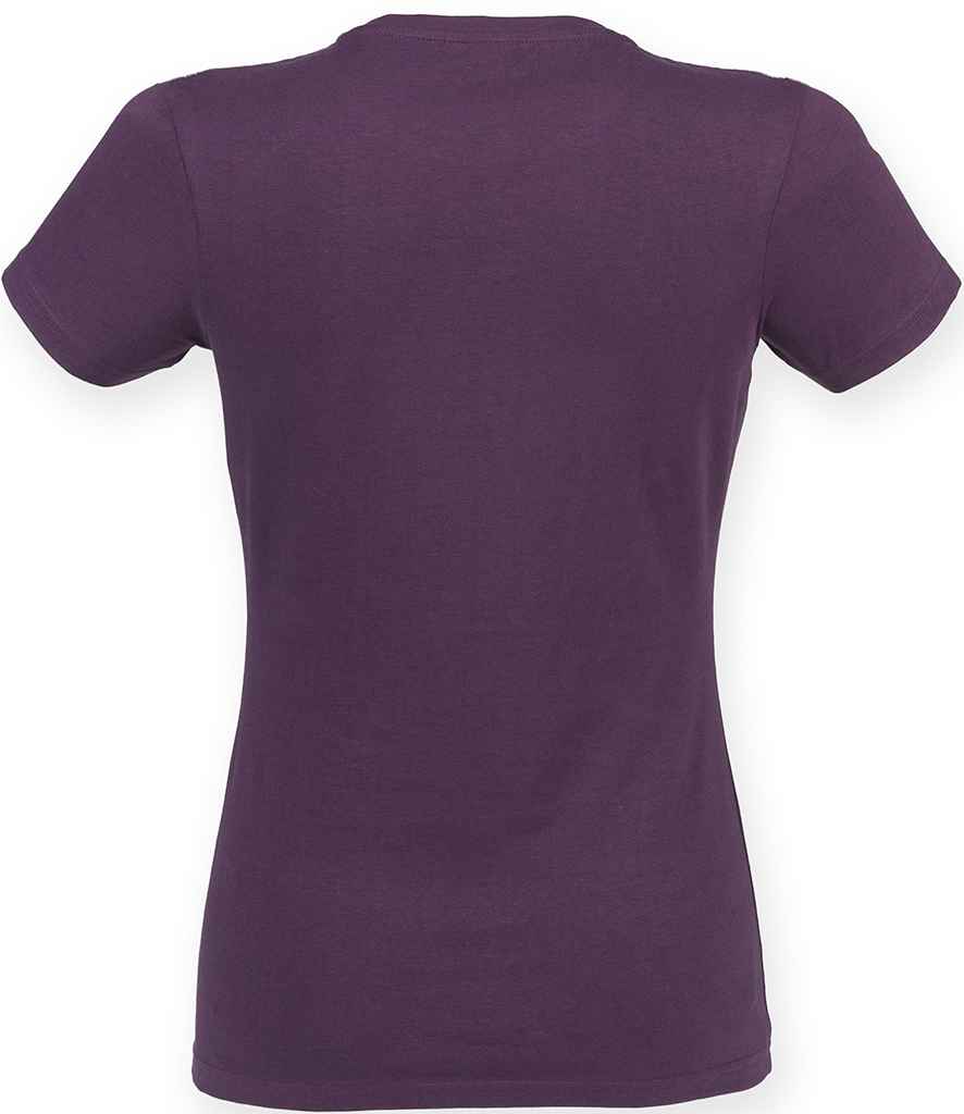 SF Ladies Feel Good Stretch T-Shirt in by SF — Custom branded clothing by Print Press, featuring premium embroidery produced in our specialist print lab in the UK.
