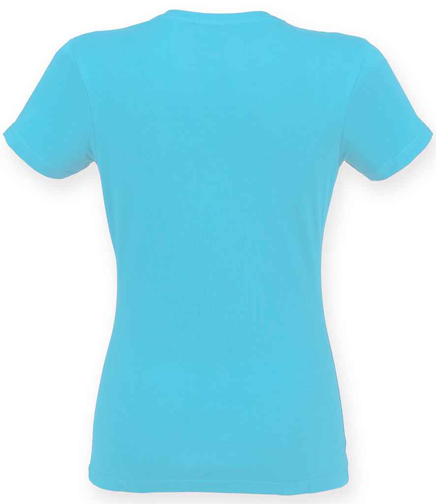 SF Ladies Feel Good Stretch T-Shirt in by SF — Custom branded clothing by Print Press, featuring premium embroidery produced in our specialist print lab in the UK.