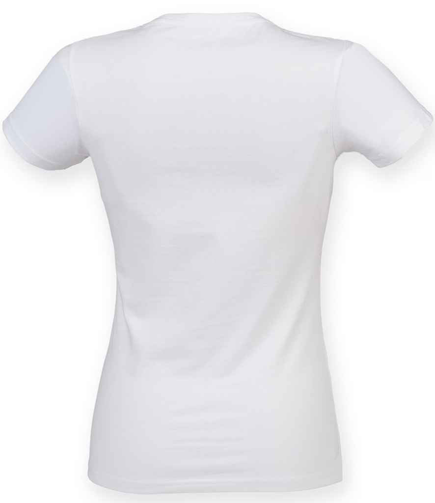 SF Ladies Feel Good Stretch T-Shirt in by SF — Custom branded clothing by Print Press, featuring premium embroidery produced in our specialist print lab in the UK.