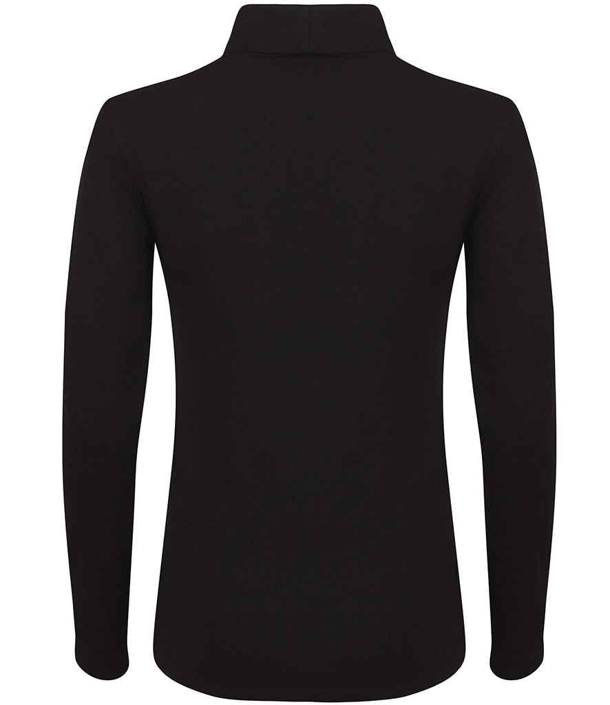 SF Ladies Feel Good Stretch Roll Neck T-Shirt in by SF — Custom branded clothing by Print Press, featuring premium embroidery produced in our specialist print lab in the UK.