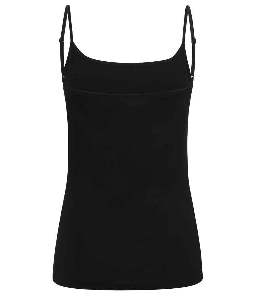 SF Ladies Feel Good Stretch Spaghetti Vest in by SF — Custom branded clothing by Print Press, featuring premium embroidery produced in our specialist print lab in the UK.