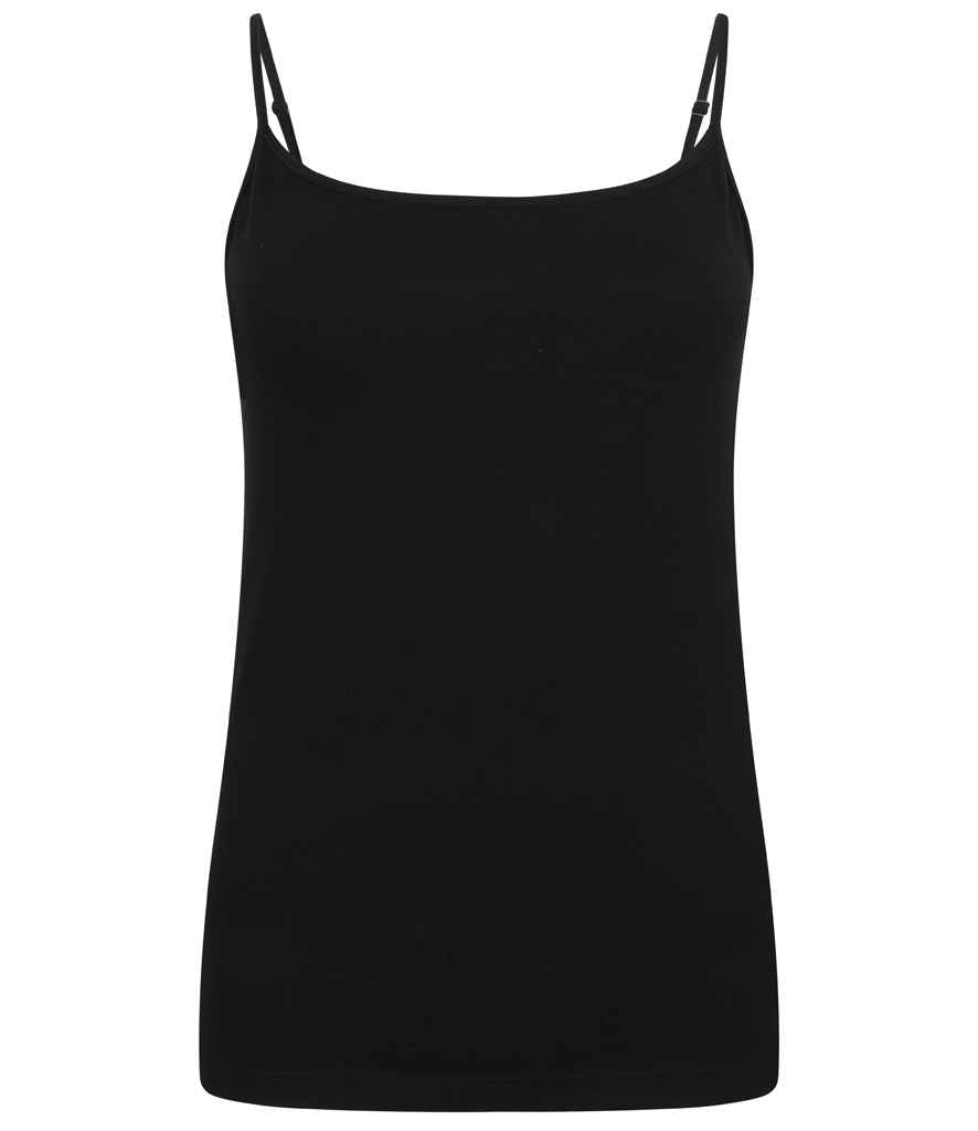 SF Ladies Feel Good Stretch Spaghetti Vest in by SF — Custom branded clothing by Print Press, featuring premium embroidery produced in our specialist print lab in the UK.