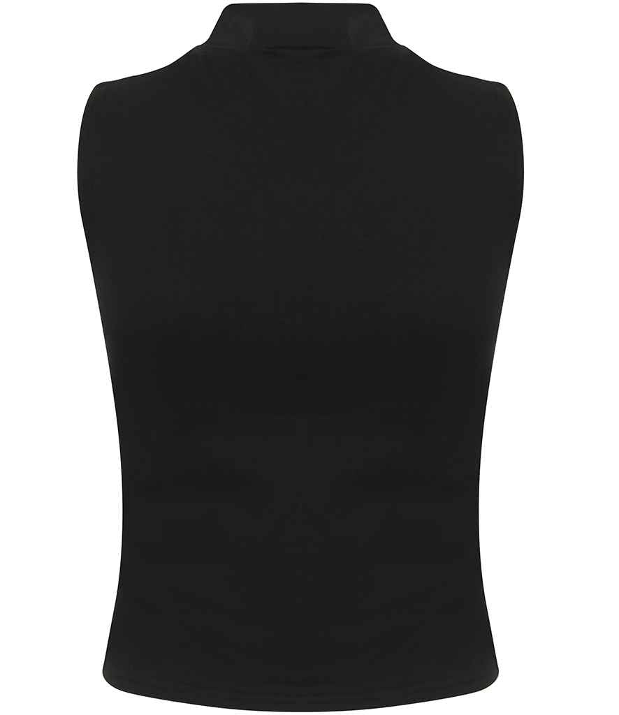SF Ladies High Neck Crop Vest in by SF — Custom branded clothing by Print Press, featuring premium embroidery produced in our specialist print lab in the UK.