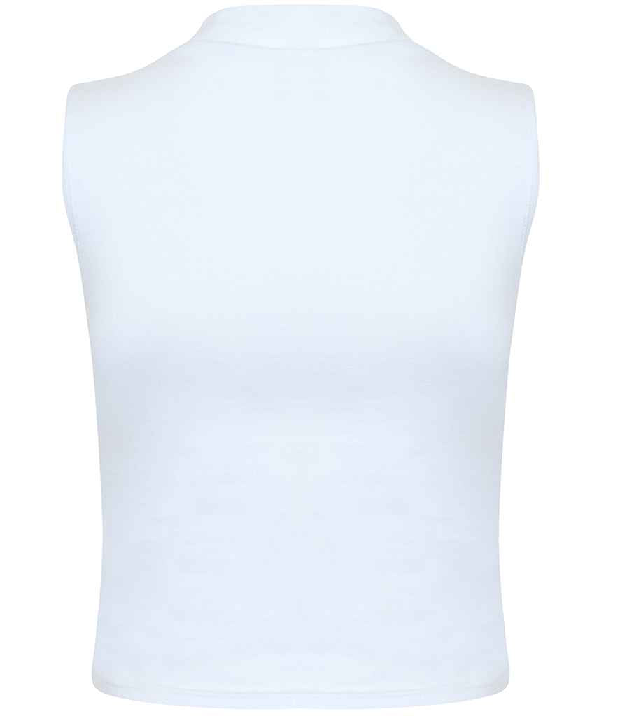 SF Ladies High Neck Crop Vest in by SF — Custom branded clothing by Print Press, featuring premium embroidery produced in our specialist print lab in the UK.