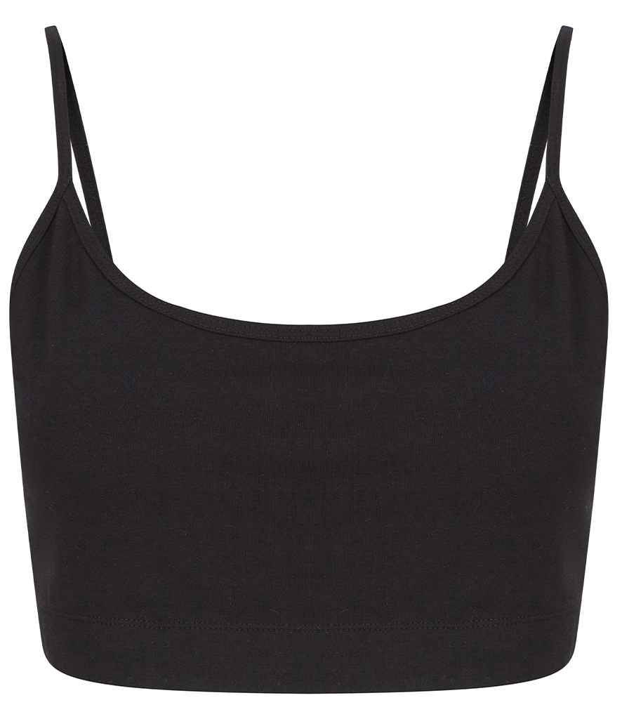 SF Ladies Sustainable Cropped Cami Vest Top in by SF — Custom branded clothing by Print Press, featuring premium embroidery produced in our specialist print lab in the UK.