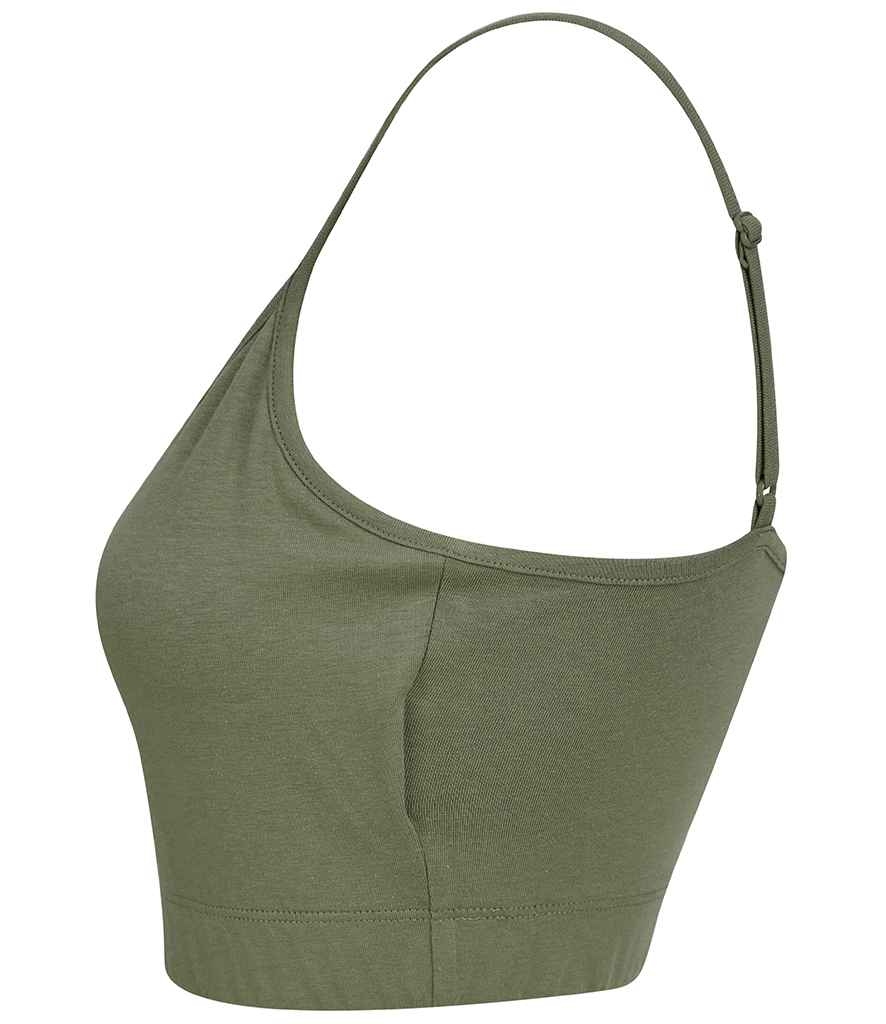 SF Ladies Sustainable Cropped Cami Vest Top in by SF — Custom branded clothing by Print Press, featuring premium embroidery produced in our specialist print lab in the UK.