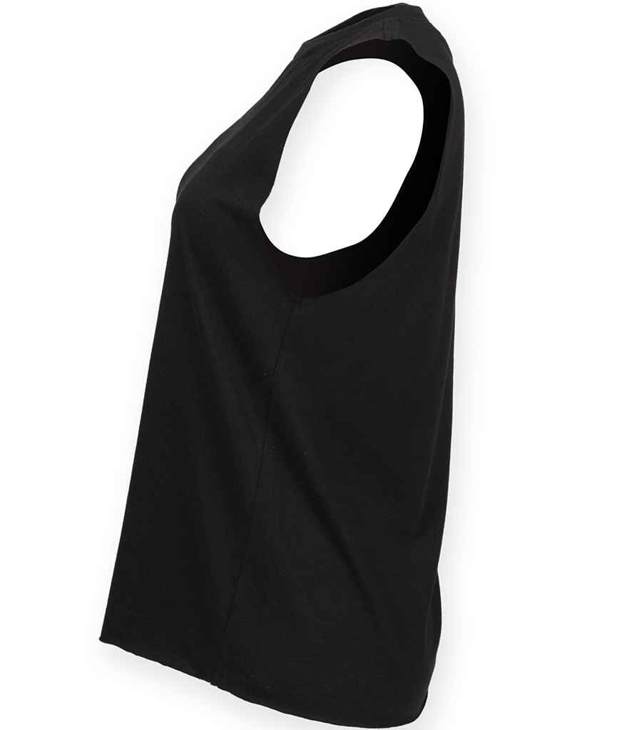 SF Ladies High Neck Vest in by SF — Custom branded clothing by Print Press, featuring premium embroidery produced in our specialist print lab in the UK.