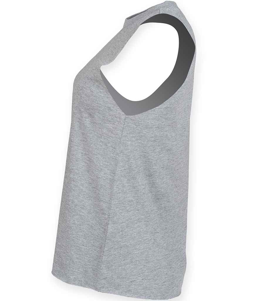 SF Ladies High Neck Vest in by SF — Custom branded clothing by Print Press, featuring premium embroidery produced in our specialist print lab in the UK.