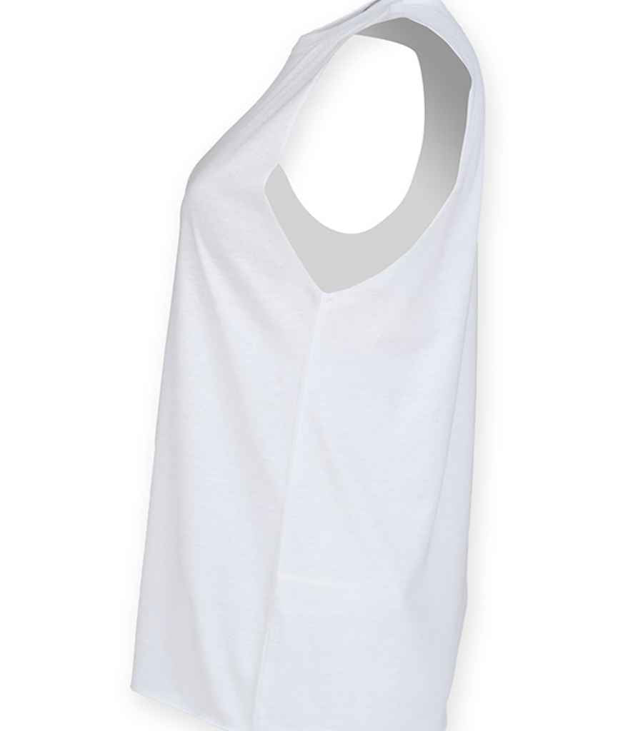 SF Ladies High Neck Vest in by SF — Custom branded clothing by Print Press, featuring premium embroidery produced in our specialist print lab in the UK.