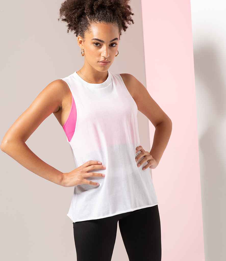 SF Ladies High Neck Vest in by SF — Custom branded clothing by Print Press, featuring premium embroidery produced in our specialist print lab in the UK.