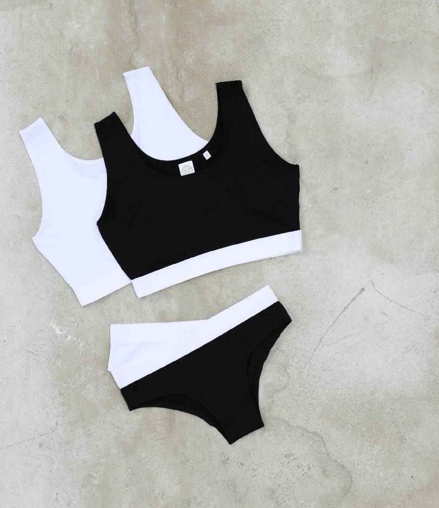 SF Ladies Fashion Crop Top in by SF — Custom branded clothing by Print Press, featuring premium embroidery produced in our specialist print lab in the UK.