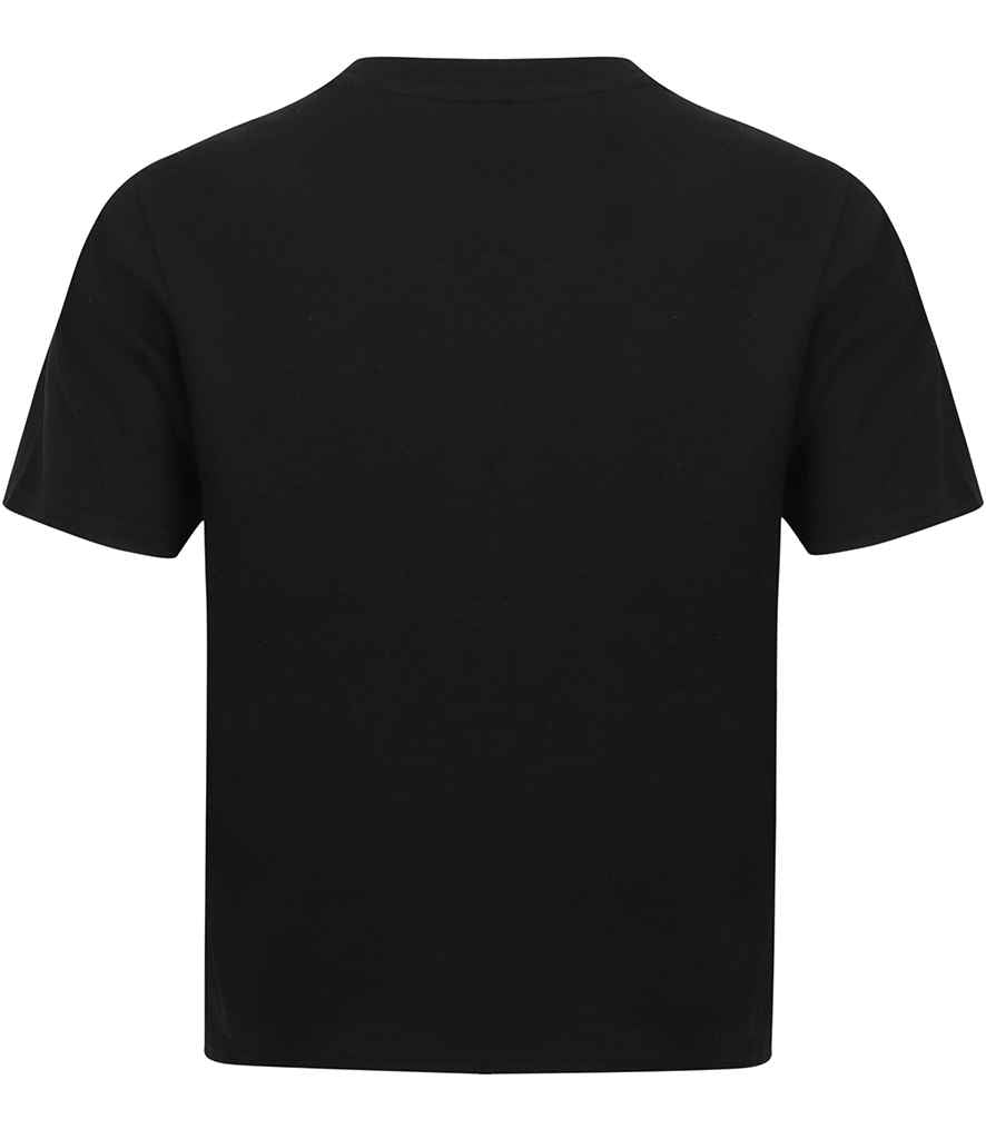SF Ladies Cropped Boxy T-Shirt in by SF — Custom branded clothing by Print Press, featuring premium embroidery produced in our specialist print lab in the UK.