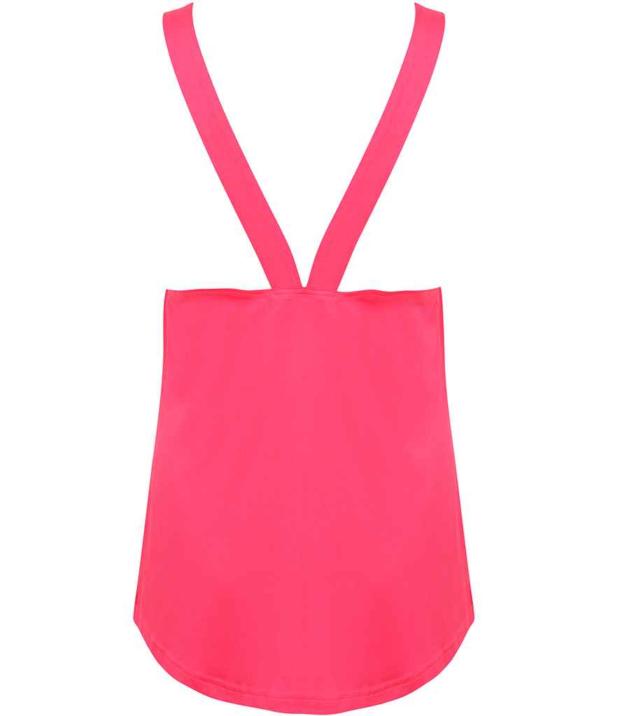 SF Ladies Fashion Workout Vest in by SF — Custom branded clothing by Print Press, featuring premium embroidery produced in our specialist print lab in the UK.