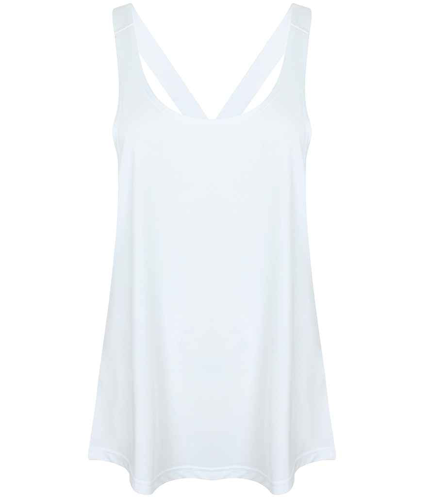 SF Ladies Fashion Workout Vest in by SF — Custom branded clothing by Print Press, featuring premium embroidery produced in our specialist print lab in the UK.