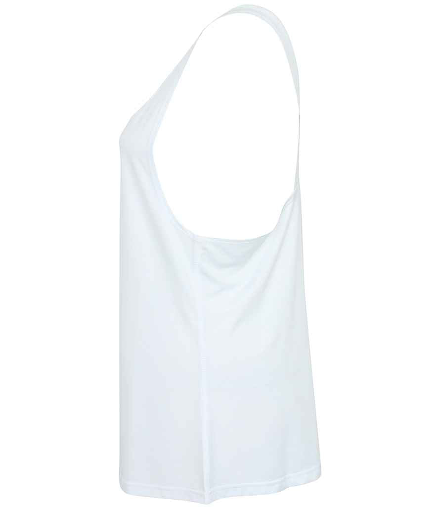 SF Ladies Fashion Workout Vest in by SF — Custom branded clothing by Print Press, featuring premium embroidery produced in our specialist print lab in the UK.