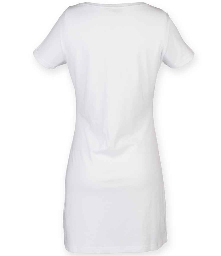 SF Ladies T-Shirt Dress in by SF — Custom branded clothing by Print Press, featuring premium embroidery produced in our specialist print lab in the UK.