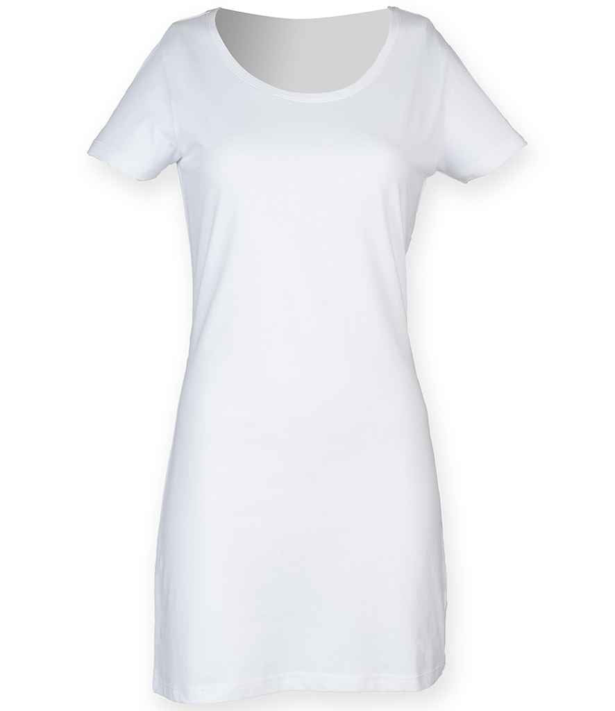 SF Ladies T-Shirt Dress in by SF — Custom branded clothing by Print Press, featuring premium embroidery produced in our specialist print lab in the UK.