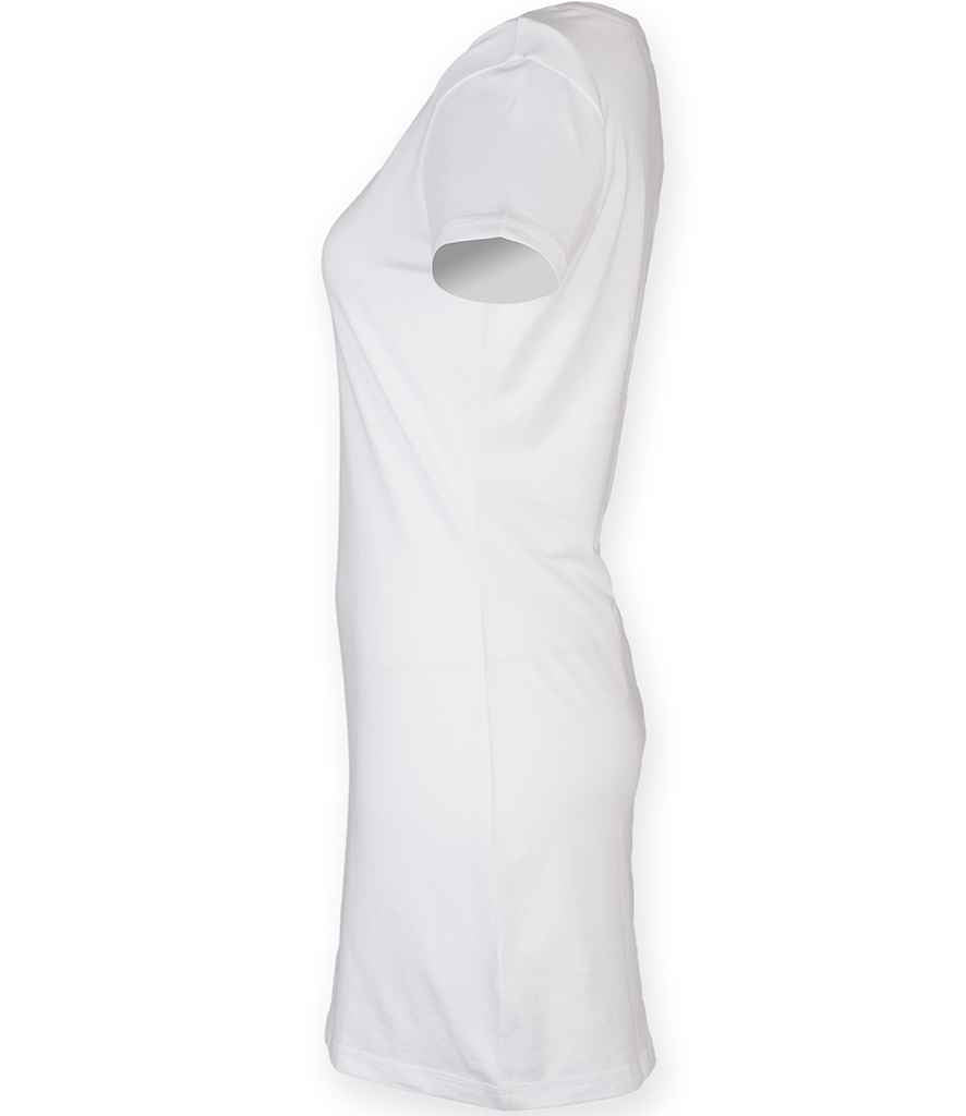 SF Ladies T-Shirt Dress in by SF — Custom branded clothing by Print Press, featuring premium embroidery produced in our specialist print lab in the UK.