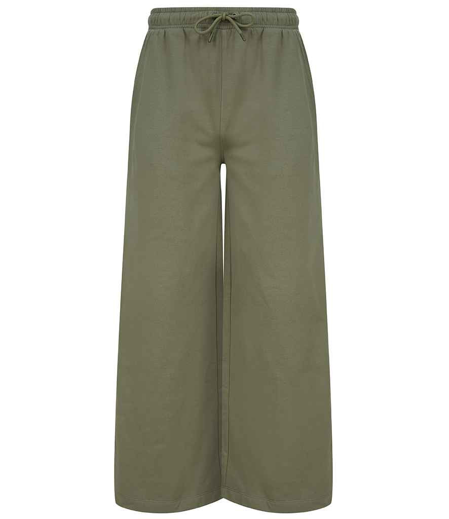 SF Ladies Sustainable Wide Leg Joggers in by SF — Custom branded clothing by Print Press, featuring premium embroidery produced in our specialist print lab in the UK.