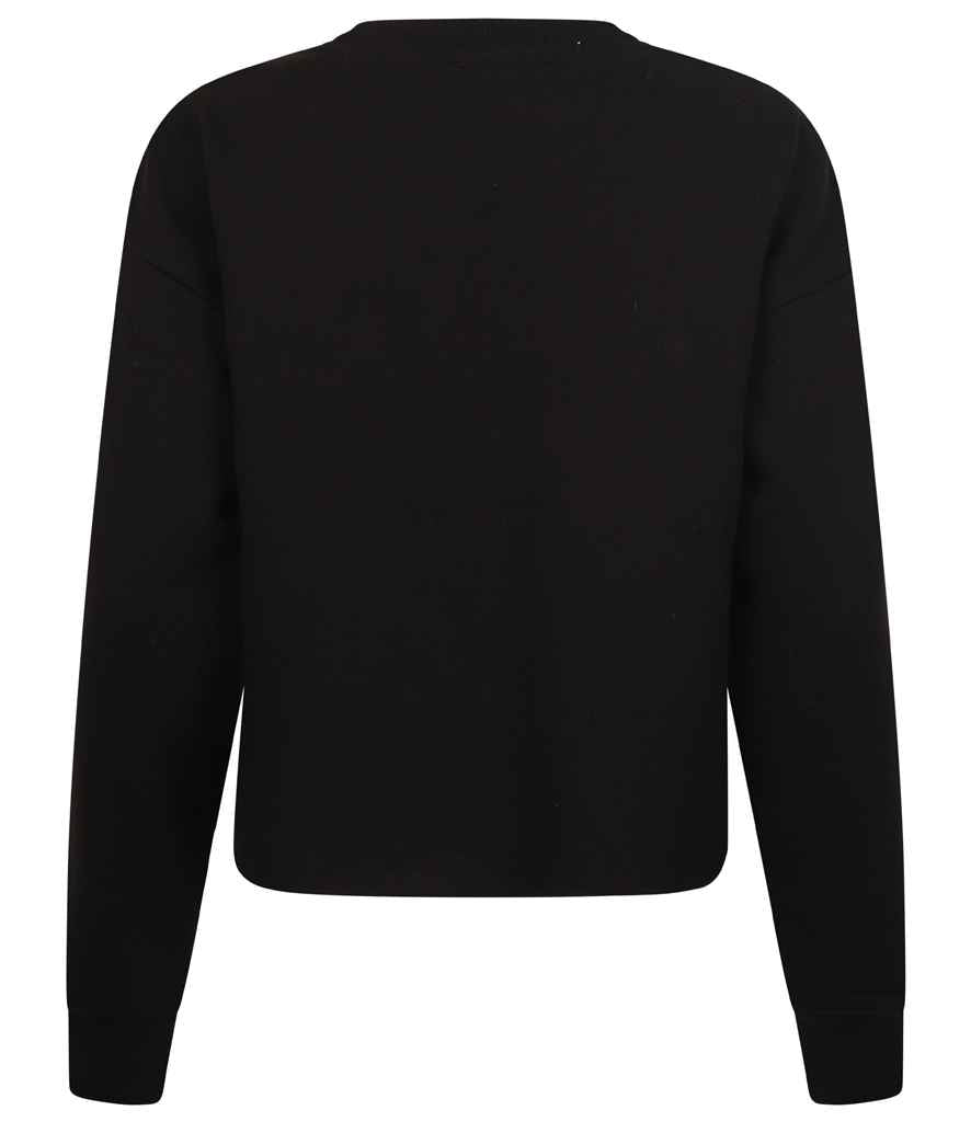 SF Ladies Cropped Slounge Sweatshirt in by SF — Custom branded clothing by Print Press, featuring premium embroidery produced in our specialist print lab in the UK.
