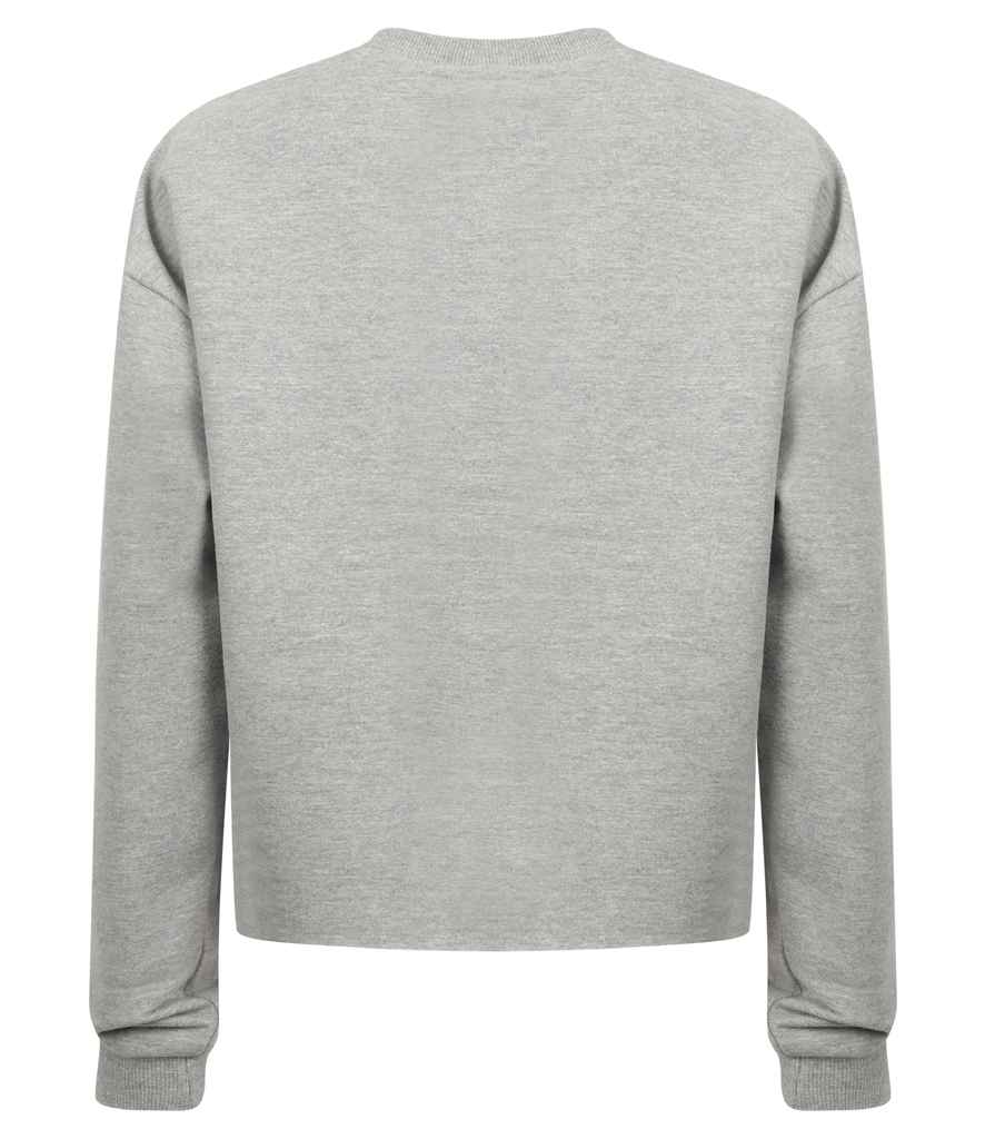 SF Ladies Cropped Slounge Sweatshirt in by SF — Custom branded clothing by Print Press, featuring premium embroidery produced in our specialist print lab in the UK.