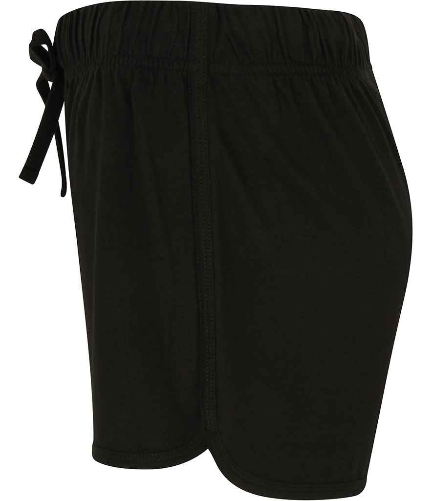 SF Ladies Retro Shorts in by SF — Custom branded clothing by Print Press, featuring premium embroidery produced in our specialist print lab in the UK.