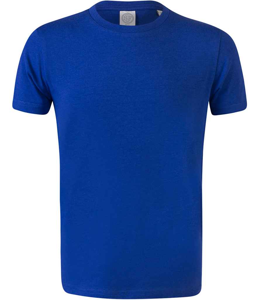 SF Minni Kids Feel Good Stretch T-Shirt in by SF Minni — Custom branded clothing by Print Press, featuring premium embroidery produced in our specialist print lab in the UK.