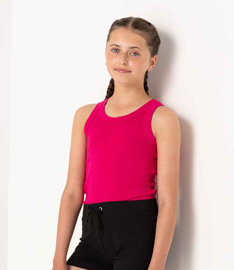 SF Minni Kids Tank Vest in Fuchsia by SF Minni — Custom branded clothing by Print Press, featuring premium embroidery produced in our specialist print lab in the UK.