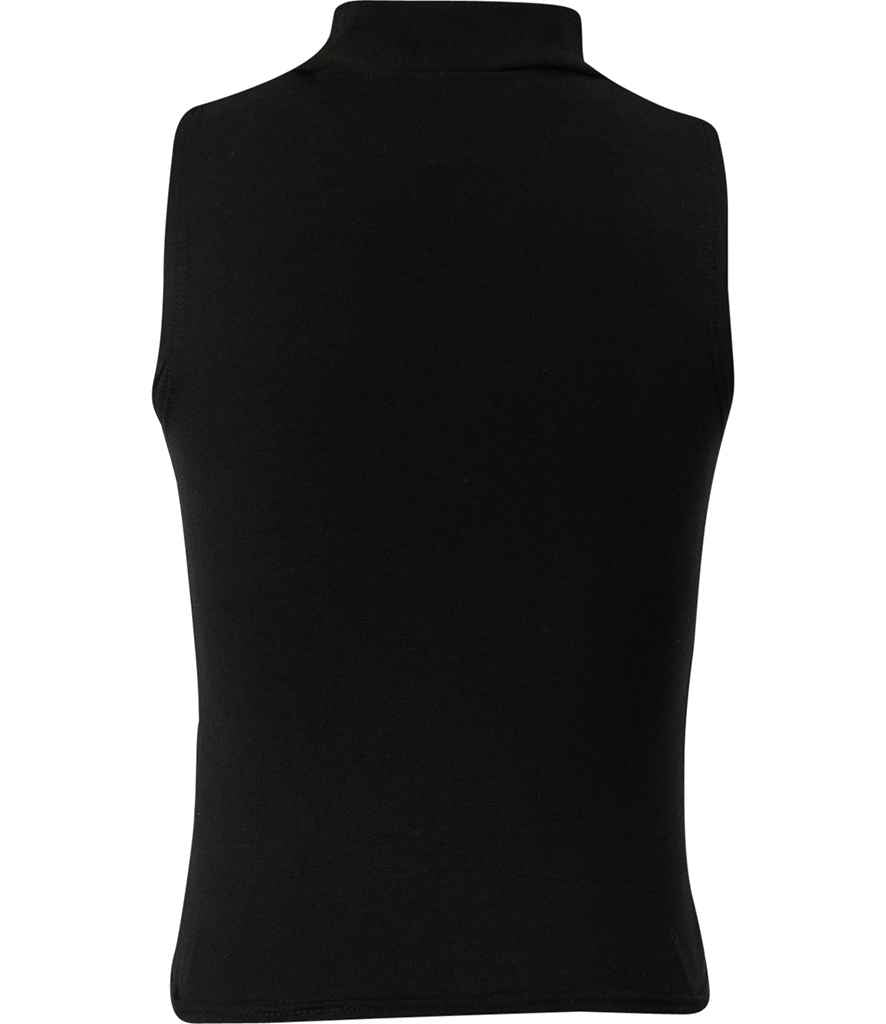 SF Minni Kids High Neck Crop Vest in by SF Minni — Custom branded clothing by Print Press, featuring premium embroidery produced in our specialist print lab in the UK.