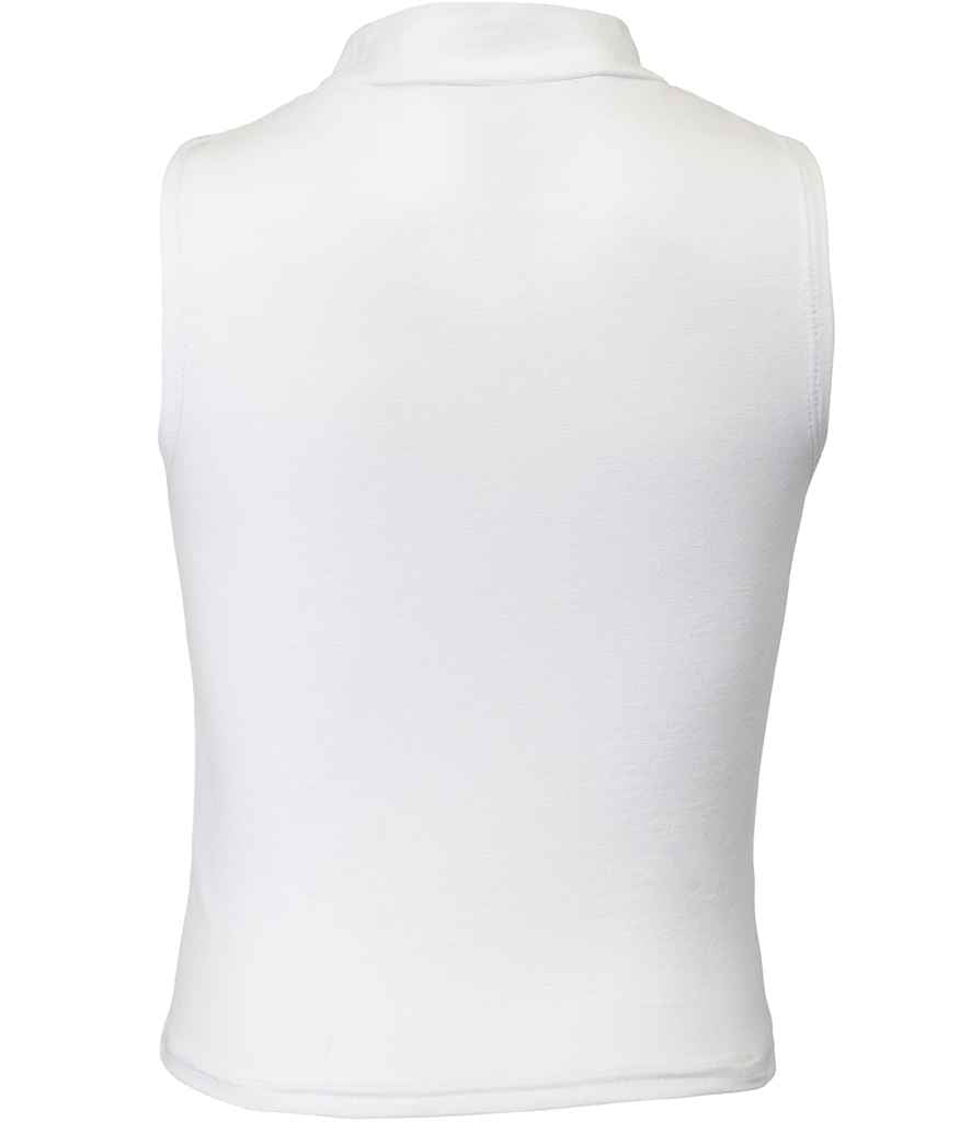 SF Minni Kids High Neck Crop Vest in by SF Minni — Custom branded clothing by Print Press, featuring premium embroidery produced in our specialist print lab in the UK.