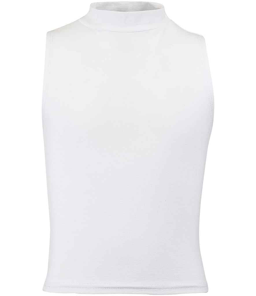 SF Minni Kids High Neck Crop Vest in by SF Minni — Custom branded clothing by Print Press, featuring premium embroidery produced in our specialist print lab in the UK.