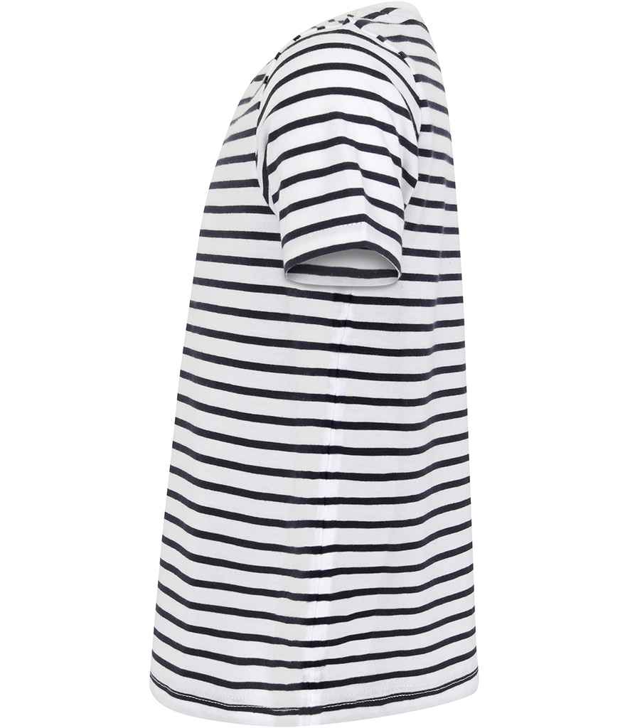 SF Minni Kids Striped T-Shirt in by SF Minni — Custom branded clothing by Print Press, featuring premium embroidery produced in our specialist print lab in the UK.