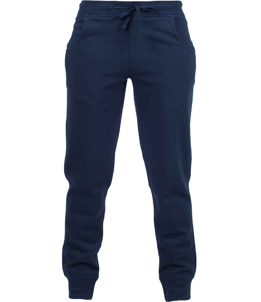 SF Minni Kids Slim Cuffed Joggers in Navy by SF Minni — Custom branded clothing by Print Press, featuring premium embroidery produced in our specialist print lab in the UK.
