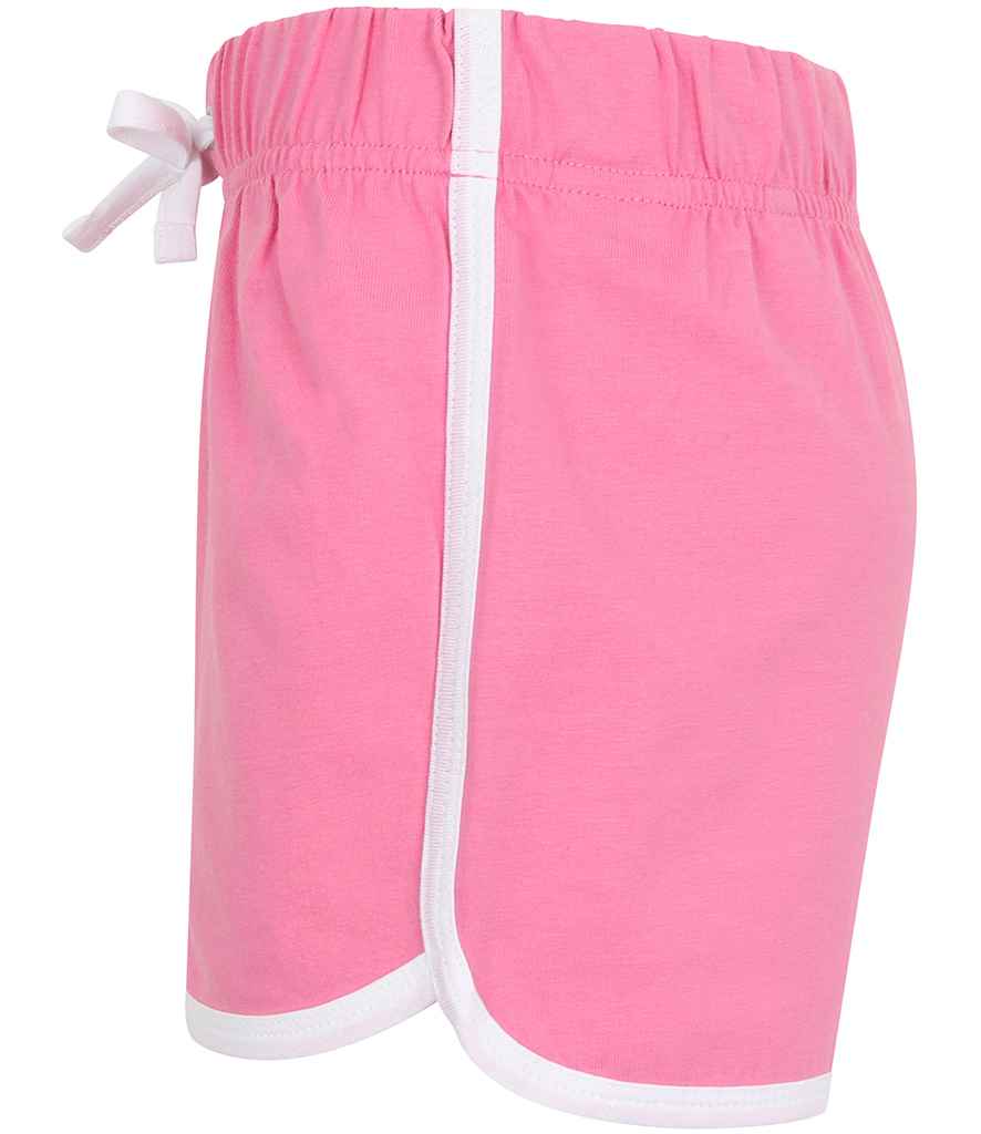 SF Minni Kids Retro Shorts in by SF Minni — Custom branded clothing by Print Press, featuring premium embroidery produced in our specialist print lab in the UK.