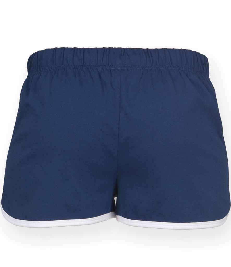 SF Minni Kids Retro Shorts in by SF Minni — Custom branded clothing by Print Press, featuring premium embroidery produced in our specialist print lab in the UK.