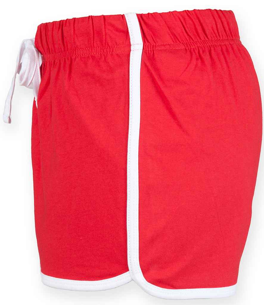SF Minni Kids Retro Shorts in by SF Minni — Custom branded clothing by Print Press, featuring premium embroidery produced in our specialist print lab in the UK.