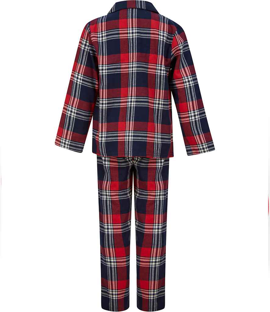 SF Minni Kids Tartan Lounge Set in by SF Minni — Custom branded clothing by Print Press, featuring premium embroidery produced in our specialist print lab in the UK.