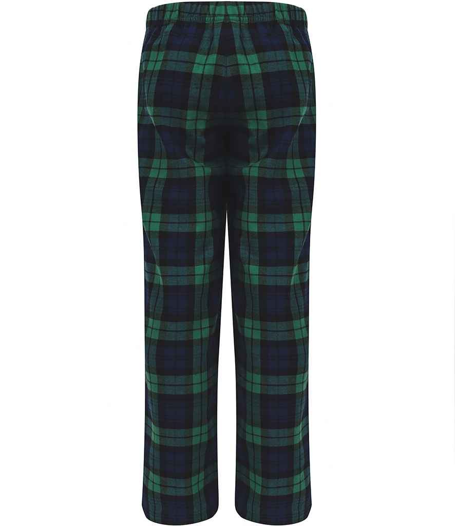 SF Minni Kids Tartan Lounge Pants in by SF Minni — Custom branded clothing by Print Press, featuring premium embroidery produced in our specialist print lab in the UK.