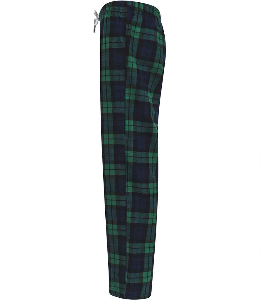 SF Minni Kids Tartan Lounge Pants in by SF Minni — Custom branded clothing by Print Press, featuring premium embroidery produced in our specialist print lab in the UK.