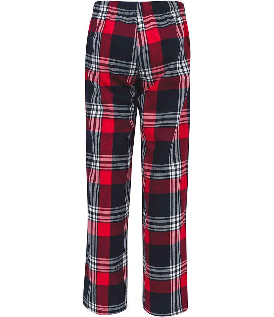 SF Minni Kids Tartan Lounge Pants in by SF Minni — Custom branded clothing by Print Press, featuring premium embroidery produced in our specialist print lab in the UK.