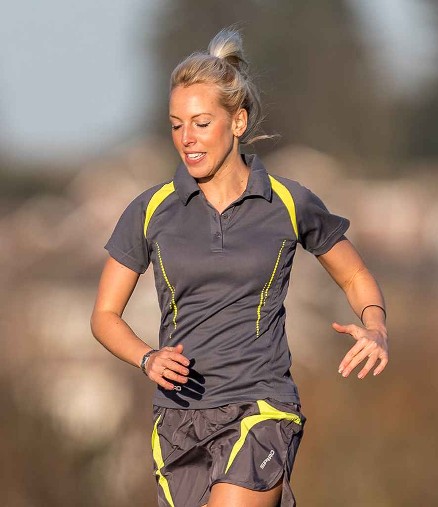 Spiro Ladies Team Spirit Polo Shirt in by Spiro — Custom branded clothing by Print Press, featuring premium embroidery produced in our specialist print lab in the UK.