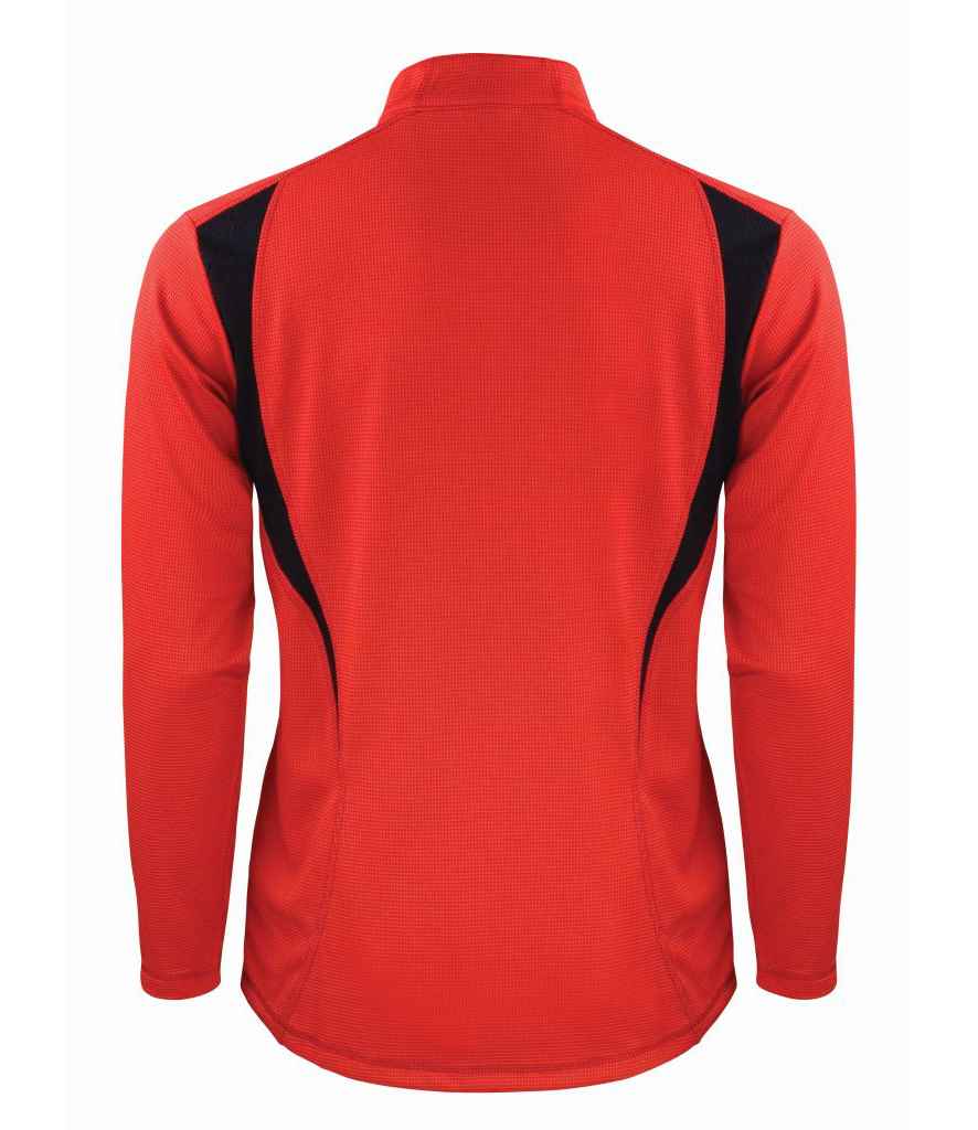 Spiro Unisex Zip Neck Trial Training Top in by Spiro — Custom branded clothing by Print Press, featuring premium embroidery produced in our specialist print lab in the UK.